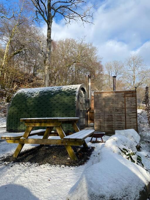 Appartement Pine Cosy Winter Cabin - Hot Tub & Log Burner à Barmouth Extérieur photo