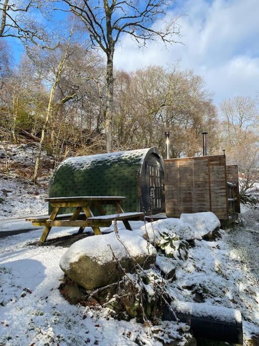 Appartement Pine Cosy Winter Cabin - Hot Tub & Log Burner à Barmouth Extérieur photo
